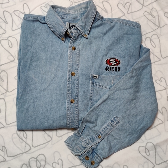 Levi's Other - Vintage 49ers Levi's Sport Denim Long Sleeve